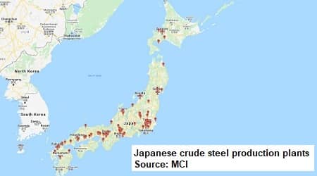 steel industry map